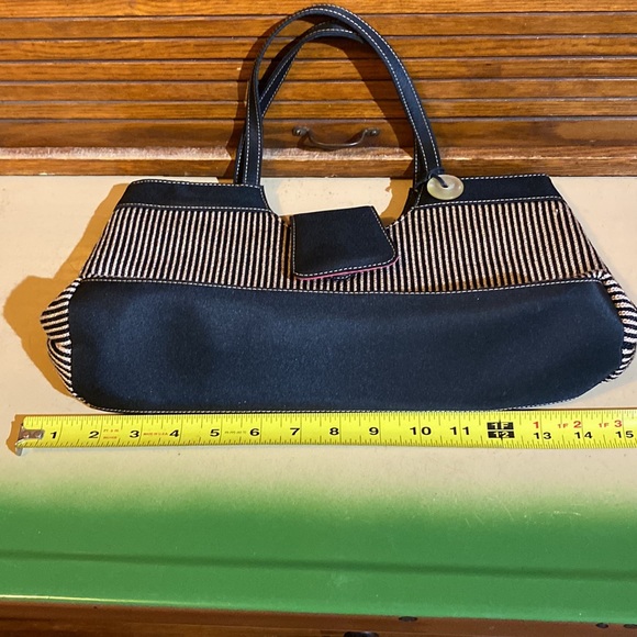 The SAK Bag vintage black and tan woven purse BAGP117 - Picture 3 of 11